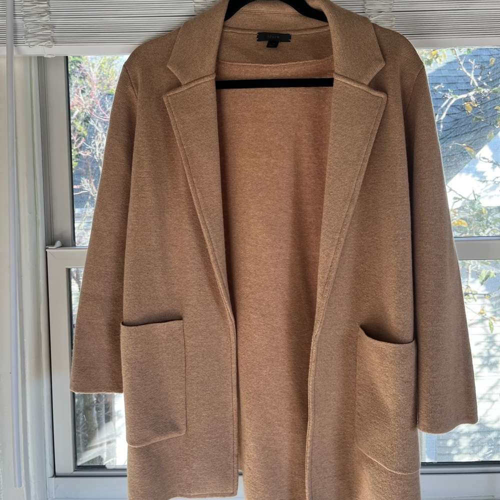 Jcrew sweater coat
